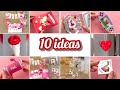 10 ideas | DIY Birthday Gift Ideas | Cute Gifts | Easy Present Ideas