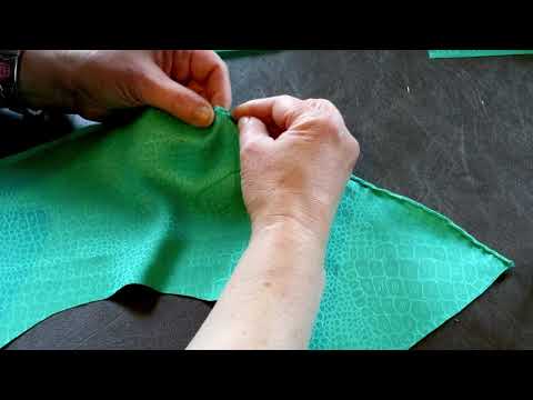How to hand-sew a rolled hem