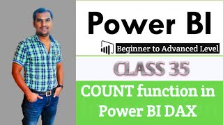 COUNT Function in Power BI DAX with Examples | Power BI Real-time