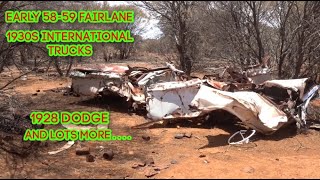 Walk in the bush to find some real old bush wrecks.