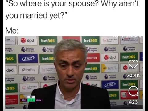 When they ask you why you aren’t married yet