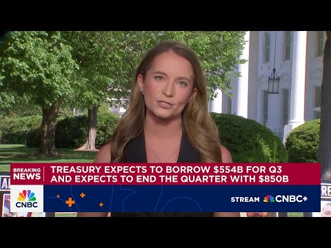 Treasury expects to borrow $514B for the second quarter, $391B higher than announced in February