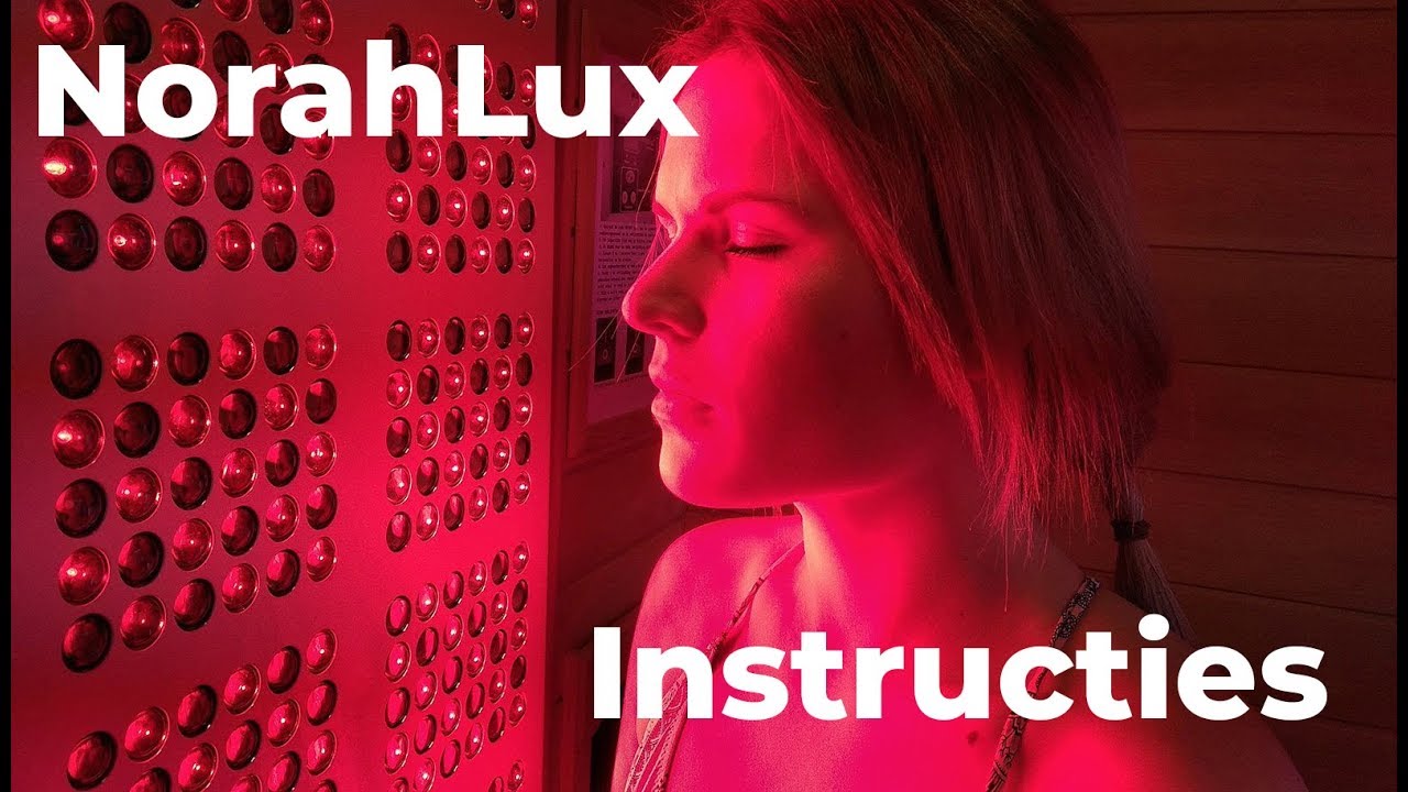Norahlux rood licht therapie lamp ophanginstucties