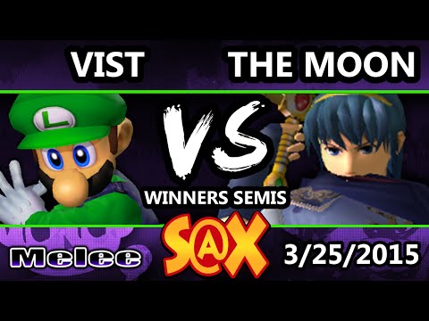 S@X - Vist (Luigi) Vs. CTRL | The Moon (Marth) SSBM Winners Semis - Smash Melee