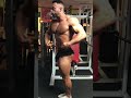 Bodybuilding posing 1 day out