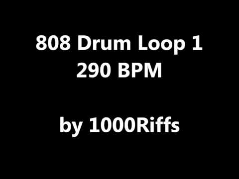 808 Drum Loop 1 : 290 BPM : Beats Per Minute