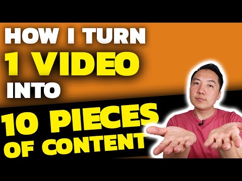 How I Turn 1 Video Into 10 Pieces of Content! | John Lee