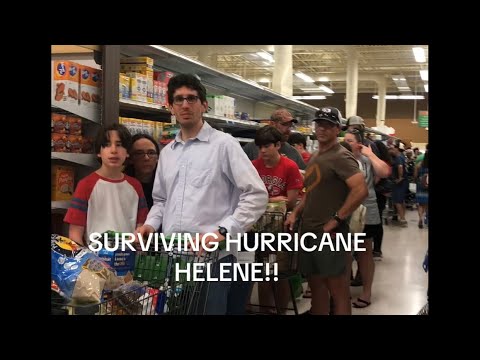 SURVIVING HURRICANE HELENE VLOG /SHOPPING LONG LINES AT PUBLIX#publix #stormvlog#stormstories
