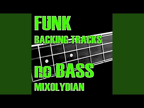 The fusion | E - E mixolydian Funk Backing Track for Bass