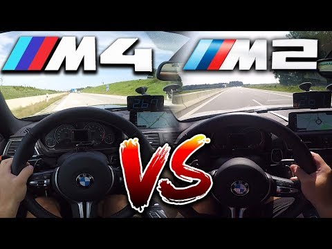 0-290km/h | BMW M2 vs BMW M4 Competition | TOP SPEED, Acceleration TEST✔