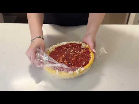 Gino's East of Chicago - How to Bake a Frozen Deep Dish Pizza - Quick Bake