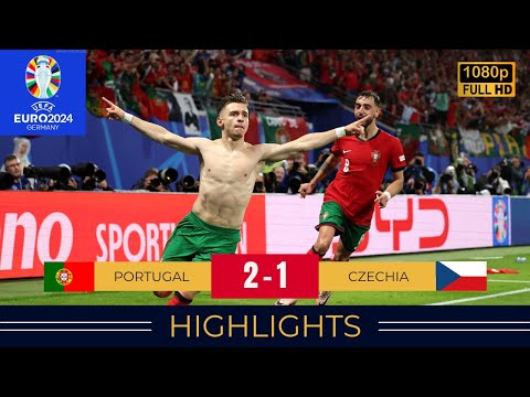 🎥⚽ Portugal 2-1 Tcheca | Todos os Gols & Melhores Momentos | UEFA EURO 2024  🇵🇹✨