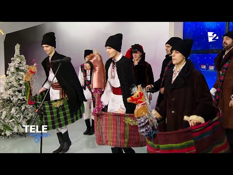 Ansamblul "Hora Mare" a dansat caii la TELEMAGAZIN în prima zi din an