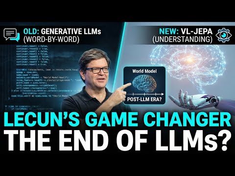 The End of LLMs? Why Yann LeCun Left Meta for the VL-JEPA Revolution.  LLM's Think Before They Act?