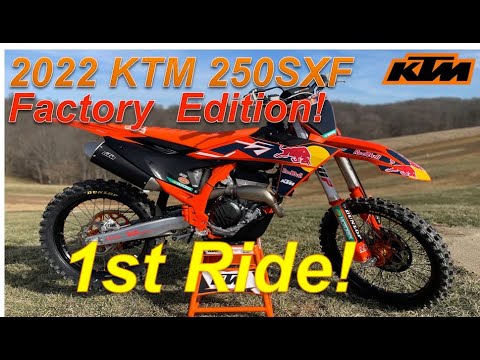 2022.5 KTM 250SXF Factory Edition First Ride Impressions!