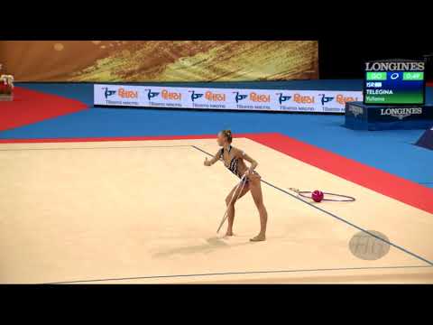 TELEGINA Yuliana (ISR) - 2018 Rhythmic Worlds, Sofia (BUL) - Qualifications Hoop
