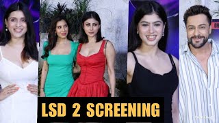Mannara Chopra, Mouni Roy, Riva Arora, Shalini Bhanot at Love Sex Aur Dhokha 2 Screening