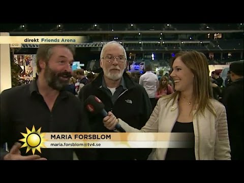 Skådisar från tv-succén Game of thrones besöker Stockholm - Nyhetsmorgon (TV4)