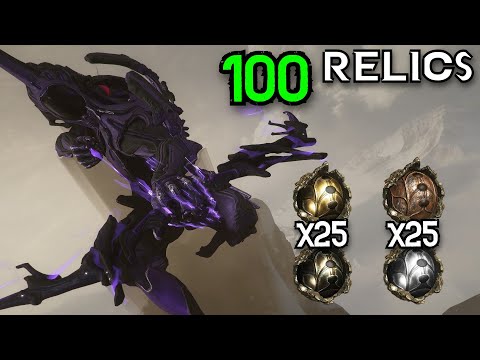 I FINALLY Opened 100 Relics To Get All The Prime Stuff [Warframe]