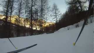 preview picture of video 'Skating à Freissinières Hautes Alpes.'