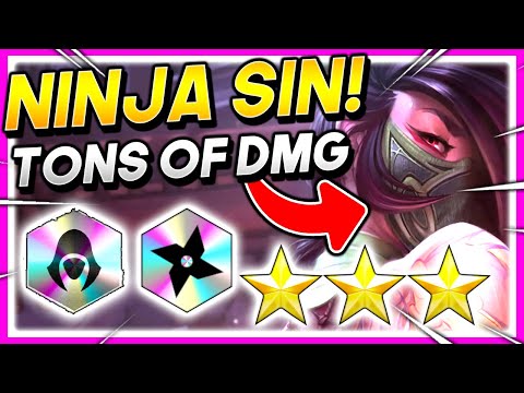 AKALI ⭐⭐⭐ *130% CRIT HUGE DMG!* - TFT SET 4 10.20 Teamfight Tactics FATES Guide RANKED Best Comps