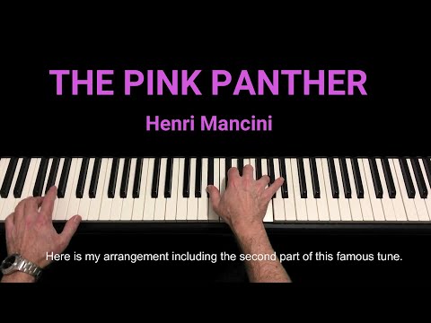 The Pink Panther - Tutorial - Full Theme Piano Arrangement - Sheet Music Available