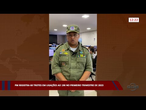 PM registra aumento de trotes em ligações ao 190 no primeiro trimestre deste ano 11 04 2023