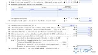 Form 540 California Resident Income Tax Return