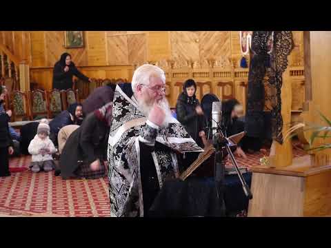 Canonul Sfântului Andrei Criteanul la biserica Sf. Nicolae, Voloca, 2020, prima zi