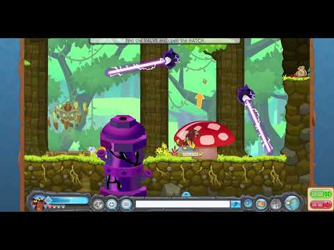 Animal Jam - Adventure walk through The Front Lines hidden chests and passages