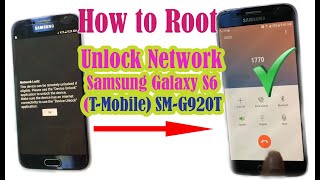 How to Root​  & unlock Network Samsung Galaxy S6 (T-Mobile) SM-G920T) || Octoplus Samsung Too