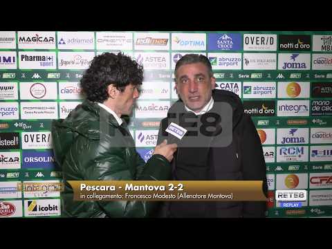 Pescara - Mantova 2-2 91° Modesto: "Insigne e Brugman daranno tantissimo al Pescara"