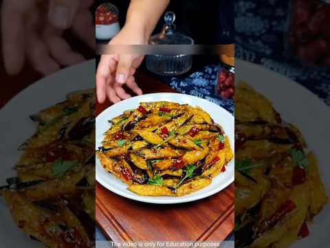 ​चटपटी और कुरकुरी बैंगन फ्राई रेसिपी