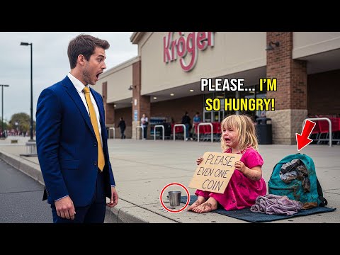 The Millionaire Came Back And Saw His Daughter Begging Outside A Store.He Froze When He Learned Why…