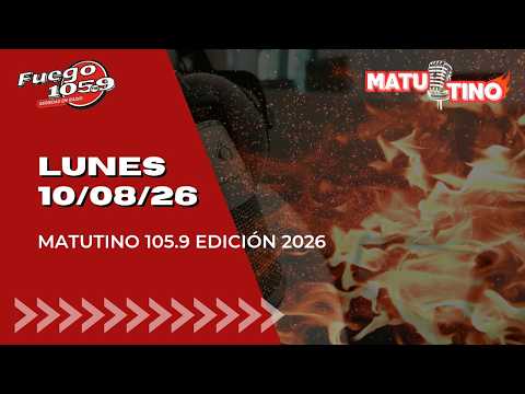 Lunes 10/08 Comenzamos este dia  cargados de info y novedades. Dejanos tu mensaje #matutinofuego