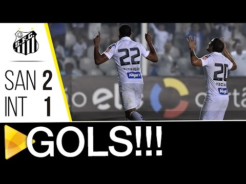 Santos 2 x 1 Internacional | GOLS | Copa do Brasil (28/09/16)