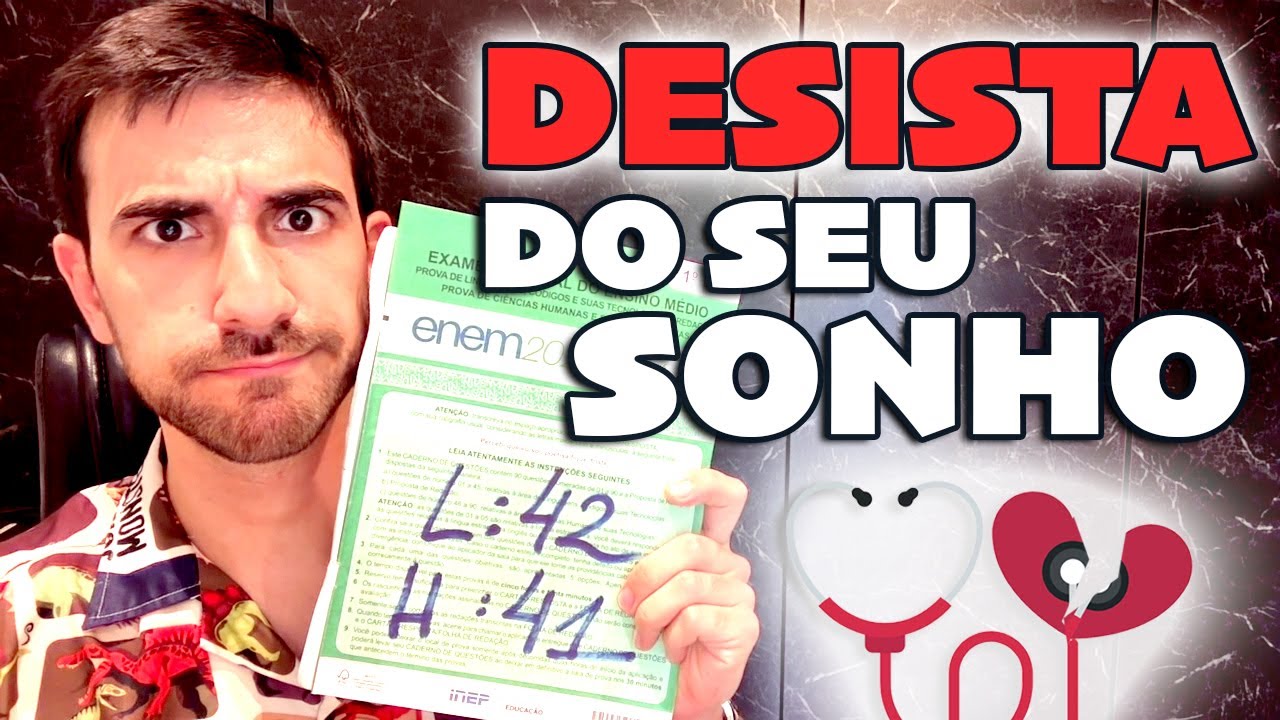 🚑 Um vídeo para você DESISTIR DE FAZER MEDICINA!!