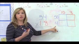 4th Grade Mathematics - Lesson 3: Multi-digit multiplication using the Area Array Model