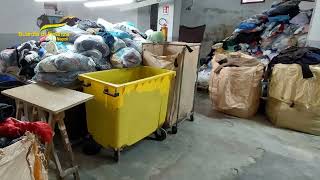 ercolano-sequestrate-17-tonnellate-di-indumenti-usati-e-scarti-di-lavorazione