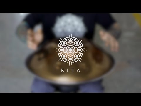 B2 Amara (Celtic Minor) Stainless Steel Handpan - Kita Pantam