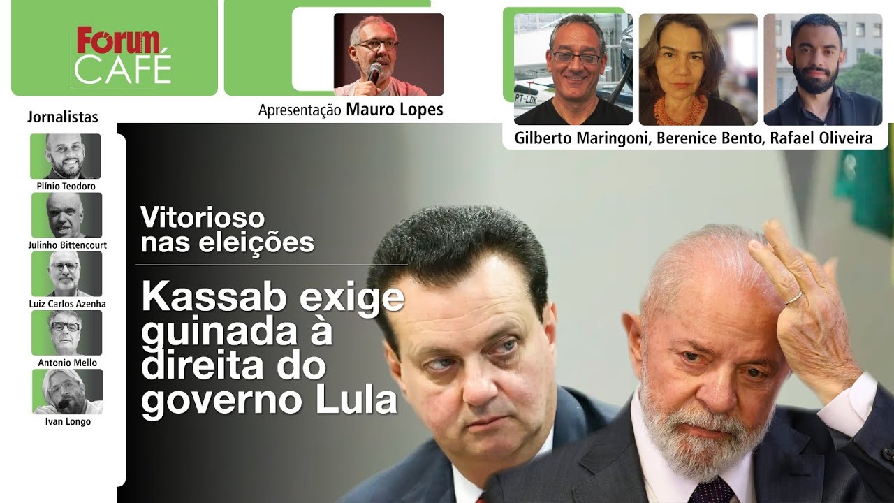 Vitorioso, Kassab exige guinada à direita do governo Lula | O racha da extrema direita | Café | 9.10