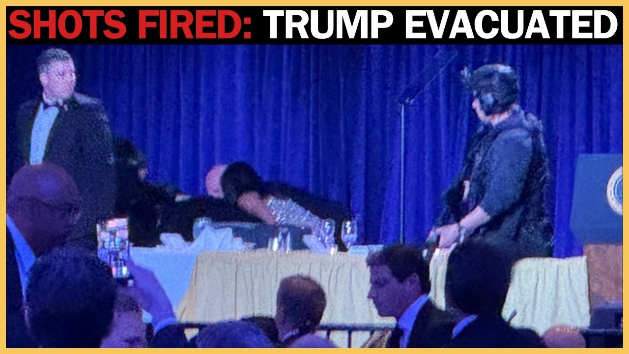 BREAKING: Trump EVACUATED from Correspondents Dinner — Shooter DEAD at Washington Hilton