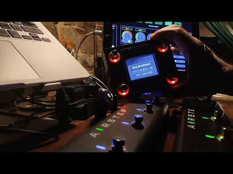 Testing out the new W-Air MIDI App for iPad only in tandem with Airsteps