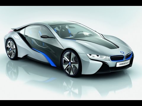 BMW i8 Hybrid eDrive Efficient Dynamics super deportivo eléctrico. New Electric car