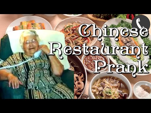 Confused Old Lady Calls a Chinese Restaurant - Prank Call