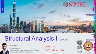 Structural Analysis-I - WEEK 12 - Introduction to Direct Stiffness Method
