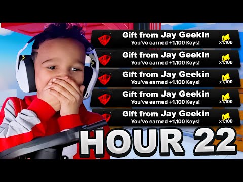 Upgrading My Little Brother's Rivals Account For 24 Hours!