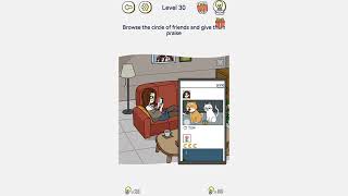 Brain Out 2 - (Leisure: Story Level) Level 30 Gameplay Solution