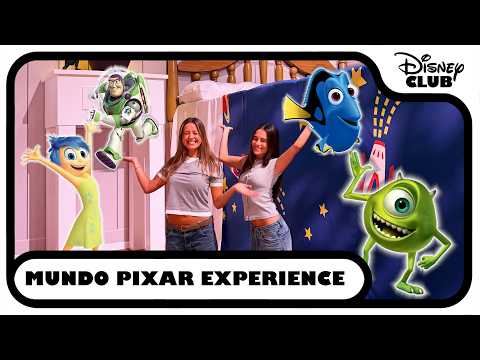 Exploring The Mundo Pixar Experience in London! 🎬✨ Full Tour with Liv & Evie @DisneyClubUK AD