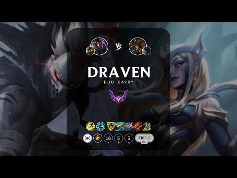 Draven ADC vs Cassiopeia - KR Master Patch 13.14